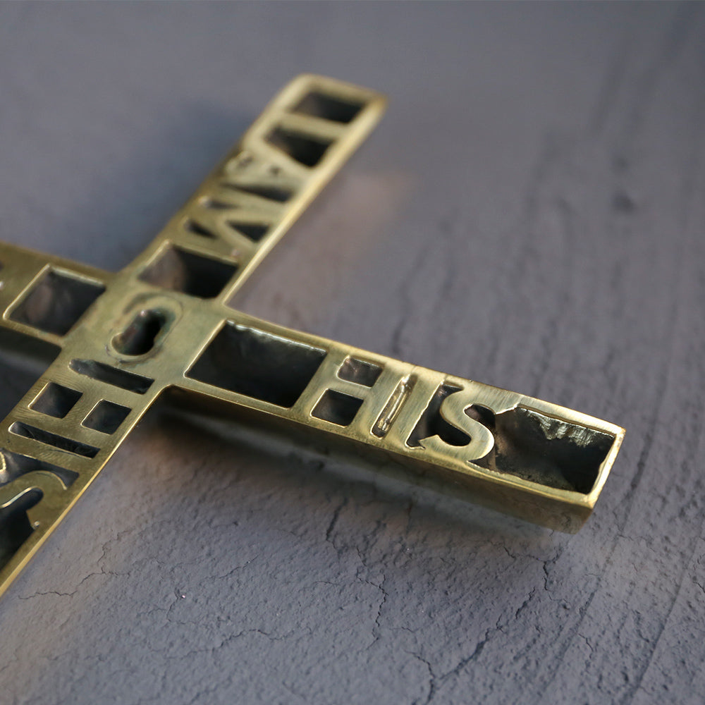 HIS 5號 黃銅十字架